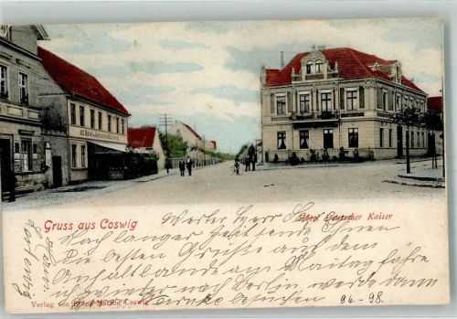 Coswig 1900 Hotel Deutscher Kaiser