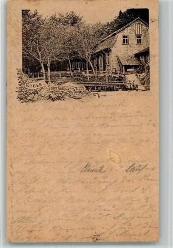 Bad Grund 1890 Gebrauchsspuren Scan genau beachten! Iberger Kaffeehaus