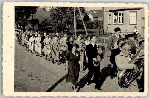 Allmenrod Foto Scherer Festzug Ort handschriftlich