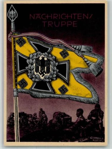 Nr. 9 Fahnen und Standarten der Wehrmacht Nachrichten Truppe von Gottfried Klein