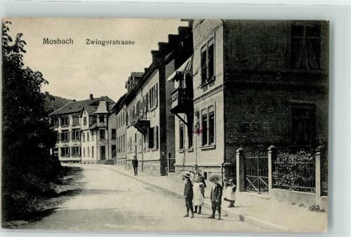 Mosbach 1907 Zwingerstraße