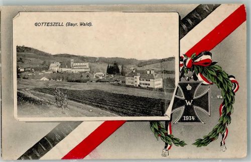 Gotteszell 1916 Eisernes Kreuz Lorbeerkranz Gotteszell Ehem. Abtei