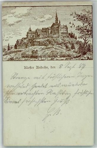 Andechs 1889 Kloster