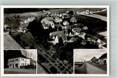 Trunkelsberg Fliegeraufnahme Bäckerei Ww. Kahn Dorfstrassre