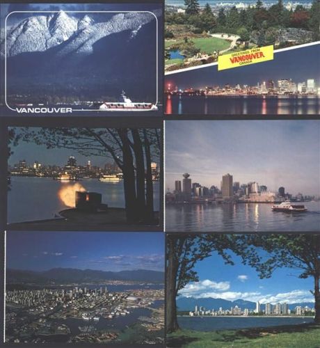 Vancouver Lot mit 6 div AK