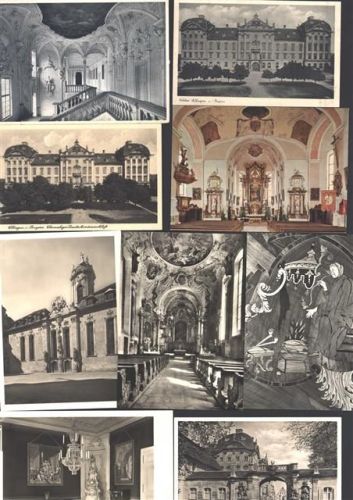 Ellingen Schloß , Lot mit 14 AK