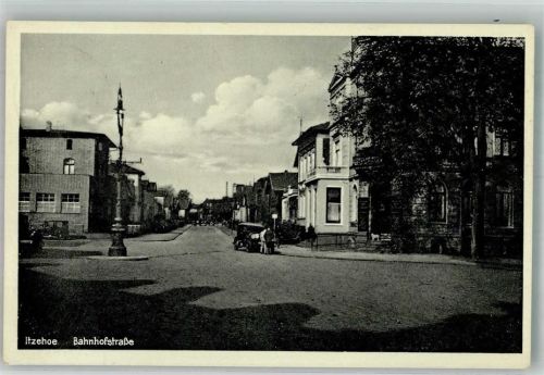 Itzehoe 1922 Bahnhofstrasse