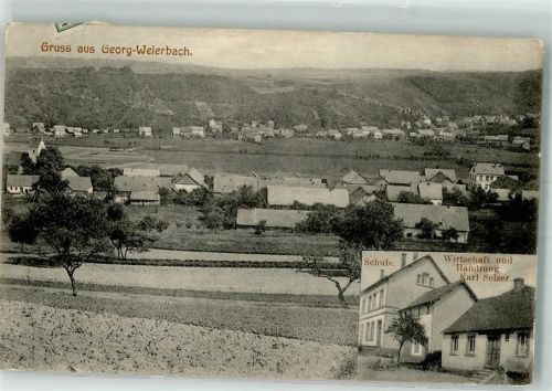 Georg-Weierbach 1913 Schule Gasthaus Selzer