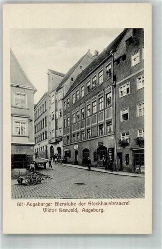 Augsburg Stockhausbrauerei Alt-Augsburger Bierstube
