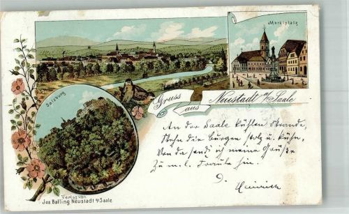 Bad Neustadt 1897 Singvögel Salzburg Marktplatz