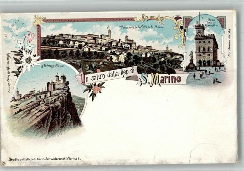 San Marino La Fortezza o Rocca Citta di S.Marino Nuove Palazzo Goverantivo