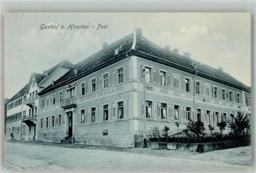Bonndorf Gasthaus zum Hirsch-Post
