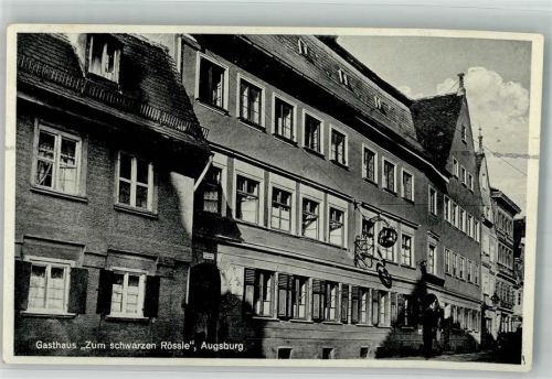 Augsburg WK II Gasthaus zum schwarzen Rössle