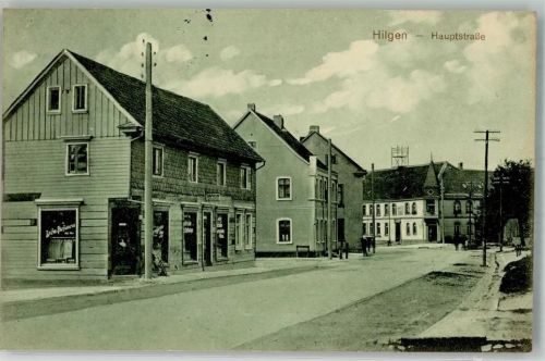 Hilgen 1912 Hauptstraße Bahnpost Köln- Zg. 313