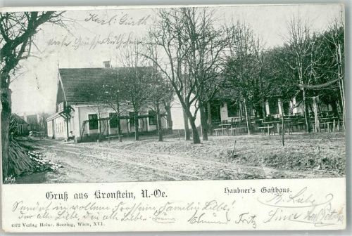 Kronstein 1899 Gasthaus Haubner