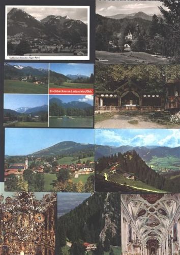 Fischbachau Lot mit 14 div AK