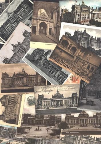 Berlin, unsortiert Reichstagsgebäude , Lot mit 66 div AK