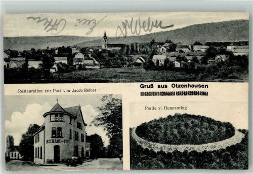 Otzenhausen Partie vom Hunnenring Gasthaus zur Post