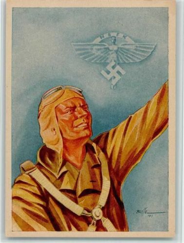 1941 Das NS Fliegerkorps ruft die Jugend sign. Bulle