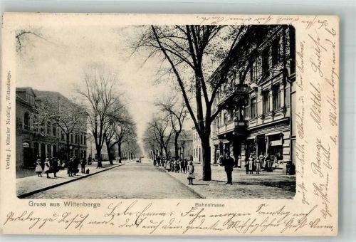 Wittenberge 1901 Bahnstrasse