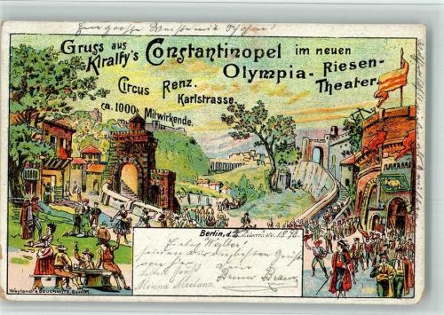 Konstantinopel 1898 Kiralfy Renz