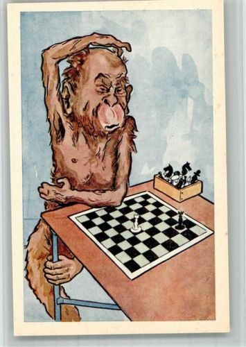 1941 Karikatur Affe Politik