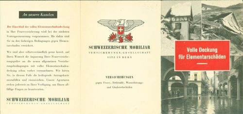 Bern Werbung Schweizerische Mobiliar