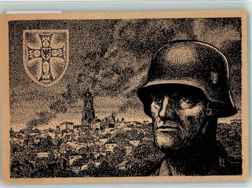 Kiew 1942 Lawrakloster 1941 lag das Deutschmeister Regiment im Befestigungsgürte Wehrmacht sign. Gieske l