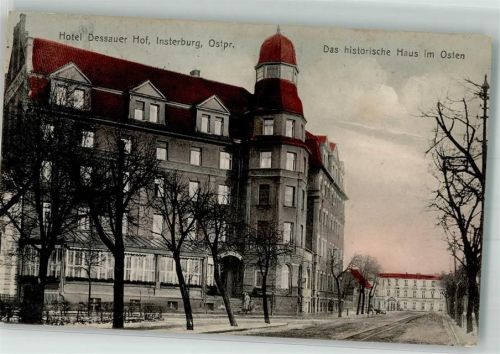 Insterburg 1920 Hotel Dessauer Hof