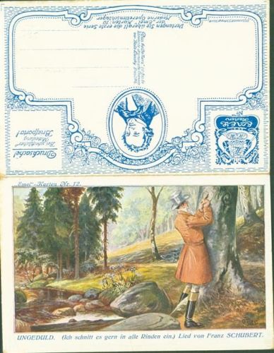 sign. O. Peter Franz Schubert Molitor´s Lieder AK Nr. 12