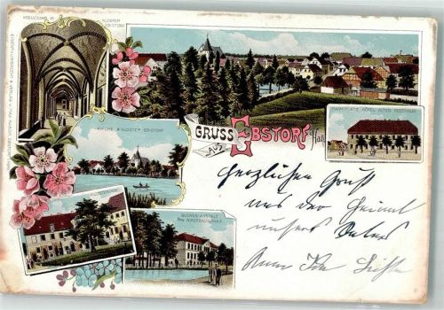 Ebstorf 1903 Kirche Kloster Kreuzgang Gasthaus Bockelmann Ackerbauschule Georgs-Anstalt