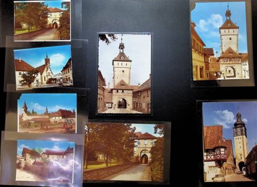 Uffenheim Lot mit 10 Fotos aus dem Archiv eines Ansichtskartenverlages unterschiedliche Grössen