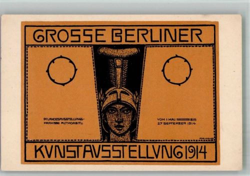 Berlin Mitte 1914 Grosse Berliner Ausstellung sign. Hans Looschen