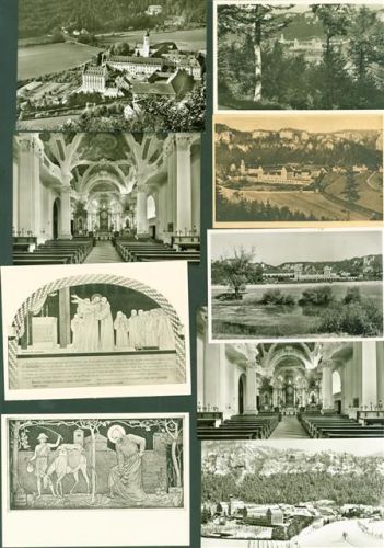 Beuron Lot mit 24 AK Erzabtei Kloster Donautal