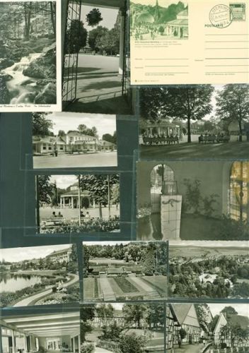 Bad Meinberg Lot mit 12 AK und 12 Fotos