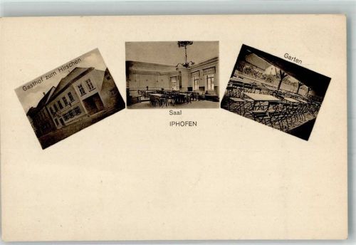 Iphofen Gasthaus zum Hirschen Garten Saal