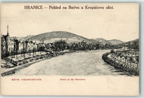 Hranice nad Morave Partie an der Betschwa
