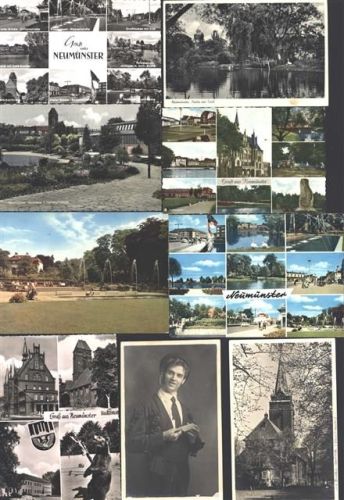 Neumünster Lot mit 10 AK