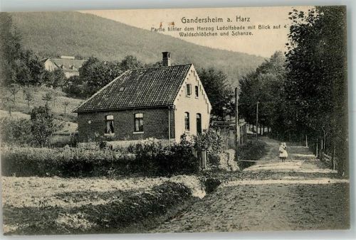 Bad Gandersheim Waldschlößchen Schanze Waldweg