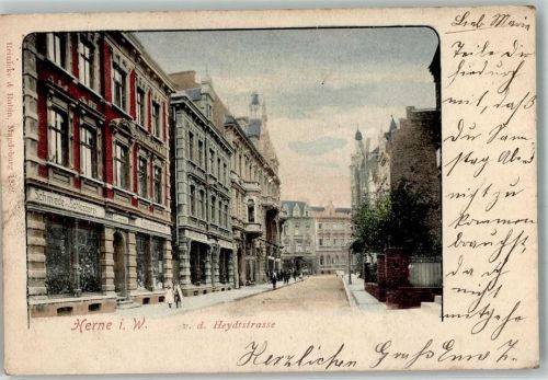 Herne 1906 v. d. Heydtstraße Schmiede & Schlosserei