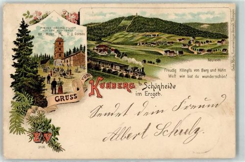 Schönheide 1898 Kuhberg Prinz Georg-Turm