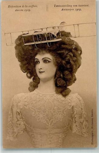 Antwerpen 1909 Exposition Ausstelung de la coiffure Haarmode