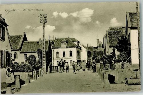 Osthofen 1911 Mainzer Straße