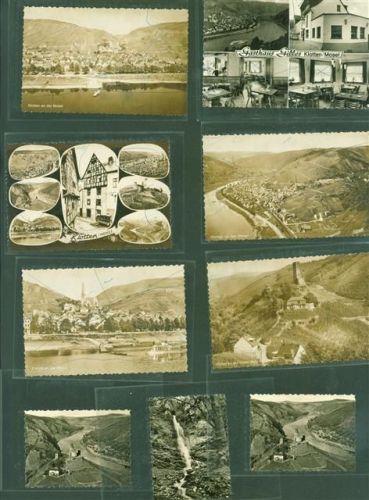 Klotten Lot mit 11 Fotos Striche auf Vorderseite FOTO KEINE AK