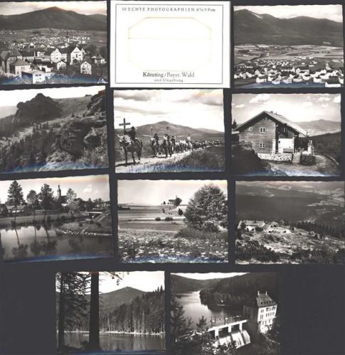 Kötzting Kleinfotoserie mit 10 St im Originalumschlag