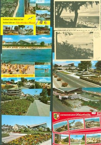 Scharbeutz Lot mit 20 AK wenige mit Kleberesten rückseitig
