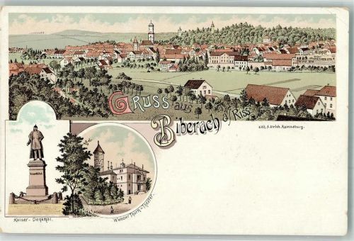 Biberach Kaiserdenkmal Weisser Turm Theater
