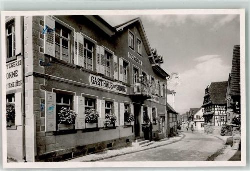 Loffenau Gasthaus u. Metzgerei zur Sonne
