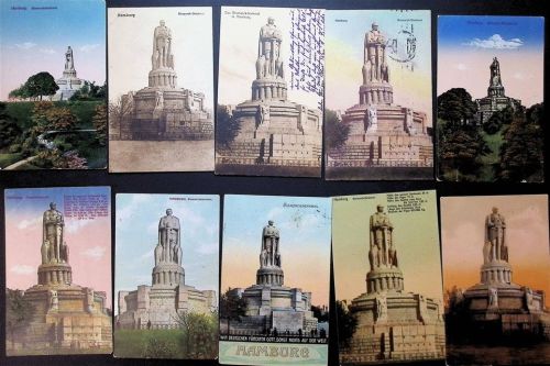 Lot mit 26 AK Denkmäler in Hamburg Bismarckdenkmal Posten 21 bis 100 AK