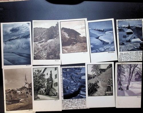Lot mit 21 AK Incavo-Gravure Verlag Brunner (Mischöl-Schiers)